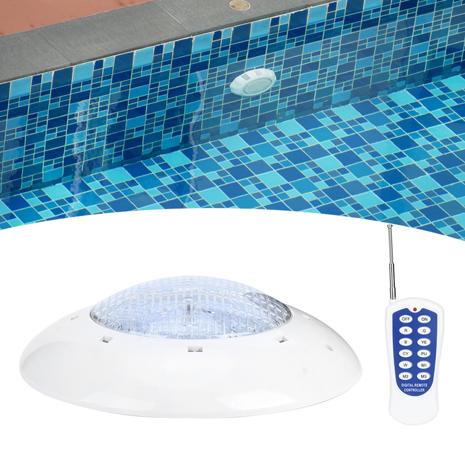 Waterproof Light Swimming Pool Supplies Pool Lights Remote Control