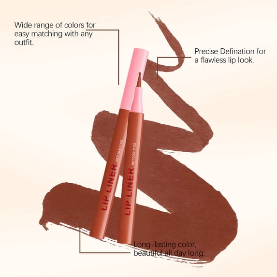 Waterproof Lipliner Lip Shape Natural Waterproof Makeup Holding Not Easy To Easy To Color