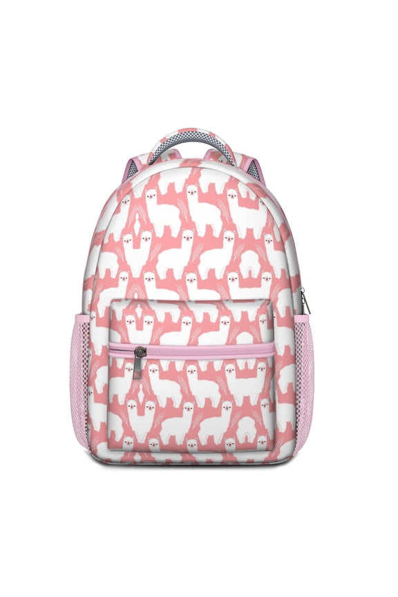 Waterproof Llama Backpack for Teens - Ergonomic School Bookbag with Spinal Support & Breathable Straps