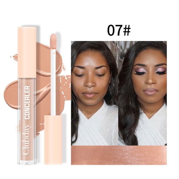 Waterproof Long Lasting Face Concealer, Clubday Multi-Use Contour Concealer Liquid, Cover Blemish Dark Eye Spot Freckle for Daily Makeup