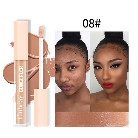 Waterproof Long Lasting Face Concealer, Clubday Multi-Use Contour Concealer Liquid, Cover Blemish Dark Eye Spot Freckle for Daily Makeup