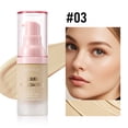 thumbnail image 1 of Waterproof Longwear Pump Foundation Concealer by Julystar, Buildable Coverage Skin Tone Corrector Natural Flawless Base for Daily Use, 1 of 15
