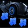 thumbnail image 1 of Waterproof Luminous Car Tire Valve Caps, 12 Pack Glow in The Dark Tire Caps, Universal Corrosion Resistant Tire Valve Stem Caps for Car, Truck, SUV, Motorcycles and Bike, 1 of 6