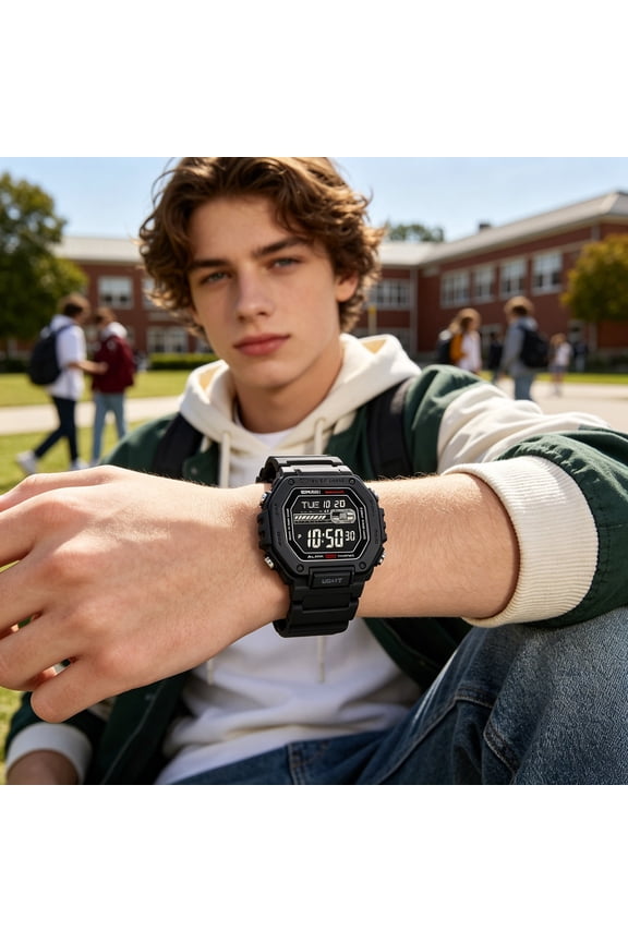 Waterproof Luminous Digital Sports Watch with Multifunction for Students Outdoor Casual Wristwatch