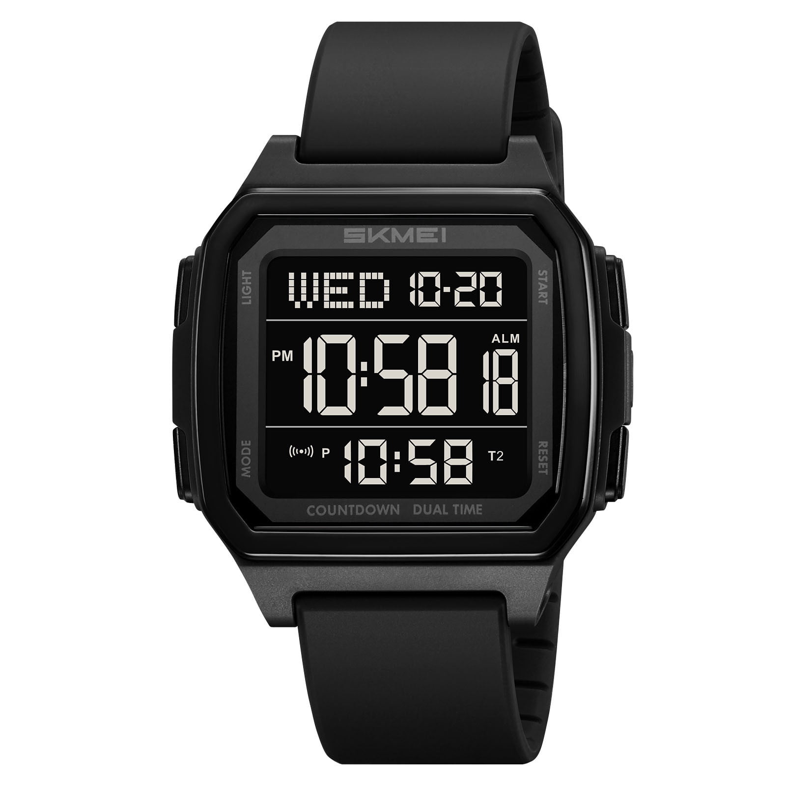 Waterproof Luminous Digital Watch for Men Women, Multifunctional Alarm ...