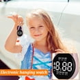 thumbnail image 1 of Waterproof Luminous LED Electronic Hanging Watch - USB Rechargeable H3 Watch for Daily Work Study Travel Outdoor Use(Black 3 Inch), 1 of 5