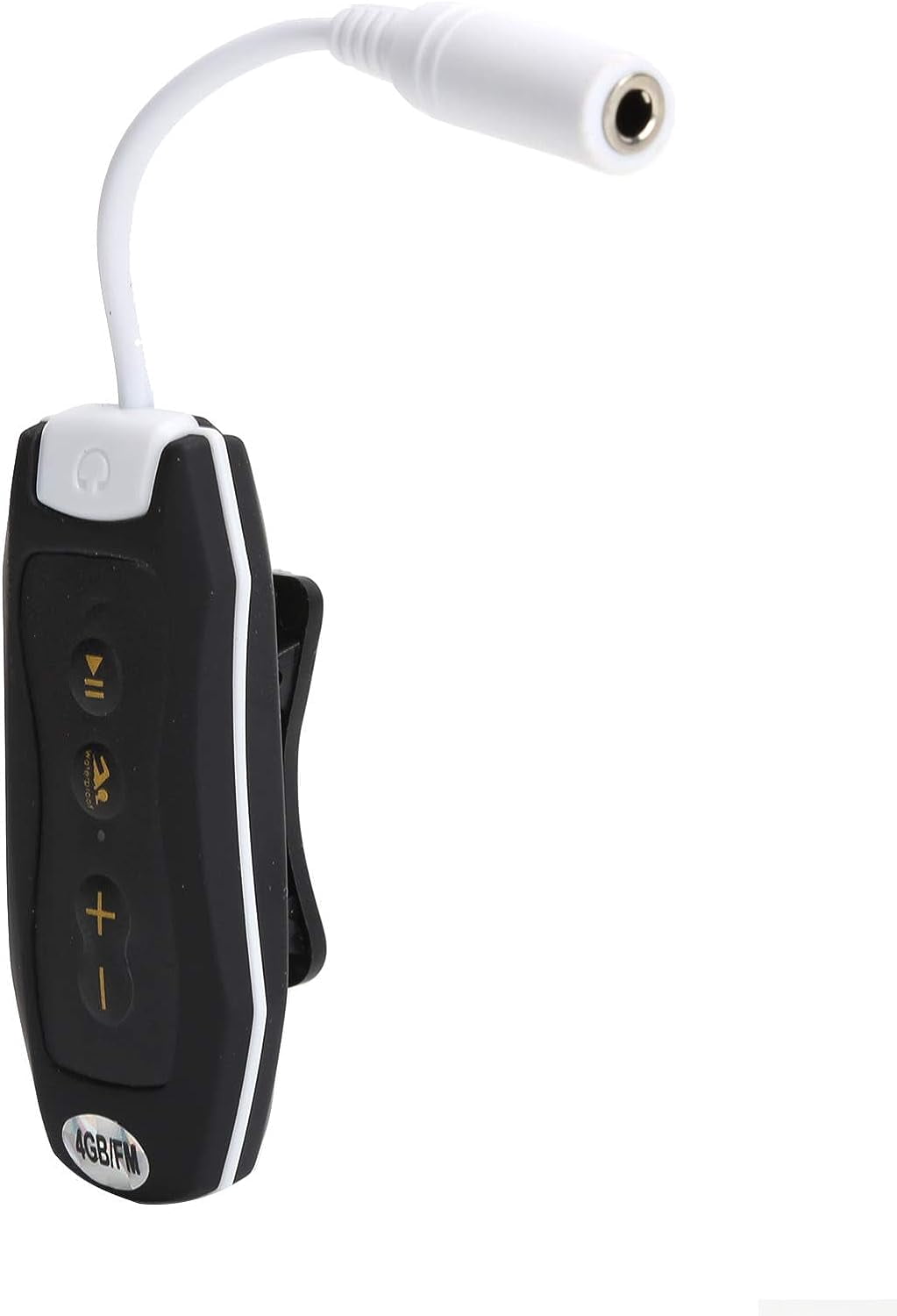 Waterproof MP3 Player, 4GB FM Radio IPX8 Waterproof Music Player Swimming and Diving Walkman Sports Stereo Bass MP3 Music Player with Headphone Clip