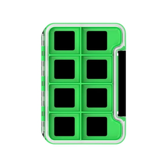 Waterproof Magnetic Fishing Fly Box with 8 Compartments - ABS Plastic, 5.43 Inch