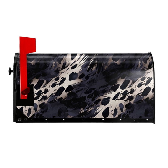 Waterproof Mailbox Set Double Consistent Sunscreen Reusable Waterproof Fade Resistant Durable Easy To Assemble Animal Print Style Mediumorchid_3 25.5x21 In