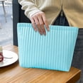 thumbnail image 1 of Waterproof Makeup Bag, Cosmetic Pouch Travel Toiletry Bag with Zipper Closure, Leakproof Portable Organizer for Accessories, Ins Style Mini Storage Bag, 1 of 6