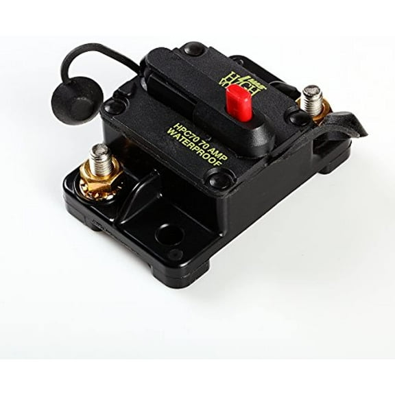 Waterproof Manual Reset Circuit Breaker Car Auto Boat Audio Fuse 12V-24V DC (70 Amp)