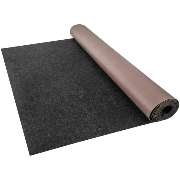 TPR-Backed Waterproof Carpet, 6x36 FT Charcoal Black Marine Boat Carpet Roll, Indoor/Outdoor Carpeting for Patio Furniture, Deck, Porch, Stairs