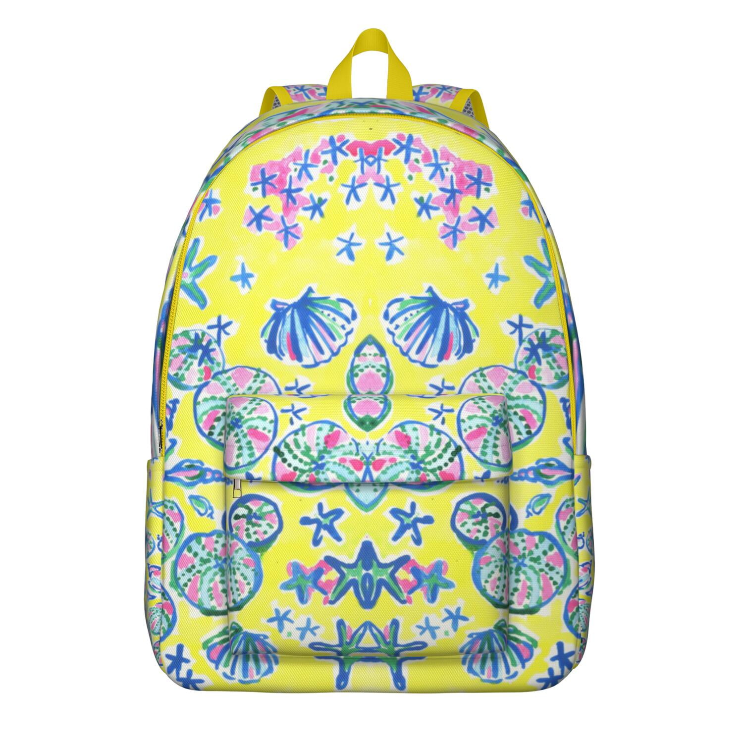 Waterproof Marine Life Backpack with Beach Shells, Coral & Cute ...