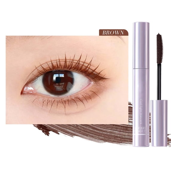 Waterproof Mascara, Brown Mascara, Ultra-Slim Brush Tubing Mascara for Mature Lashes, Mascara Wands Volume and Lengthening, Washable and length All Day, Long Lasting Non-Clumping