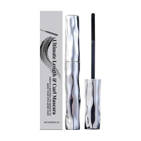 Waterproof Mascara,Extentionist Mascara,3.5g Small Steel Tube Mascara - Curling Long-Lasting Shape Lock, Premium Precision Brush Head, Smudge-Proof Lash Makeup for All-Day Wear(MulticolorBlack)
