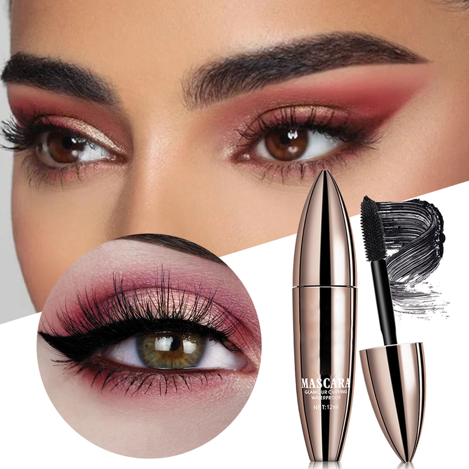 Waterproof Mascara Small Brush Heads to Have Distinct Roots Mascara