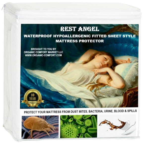 Waterproof Matress Cover, Mattress Protector, Waterproof Bed Sheets, Queen