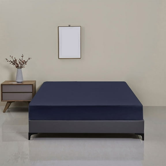 Waterproof Mattress Cover, Breathable Protective Sheet, Bedding, Polyester TPU Material, Machine Washable Easy Drying, Spill Protection Bed Sheet | Blue KTFgvq