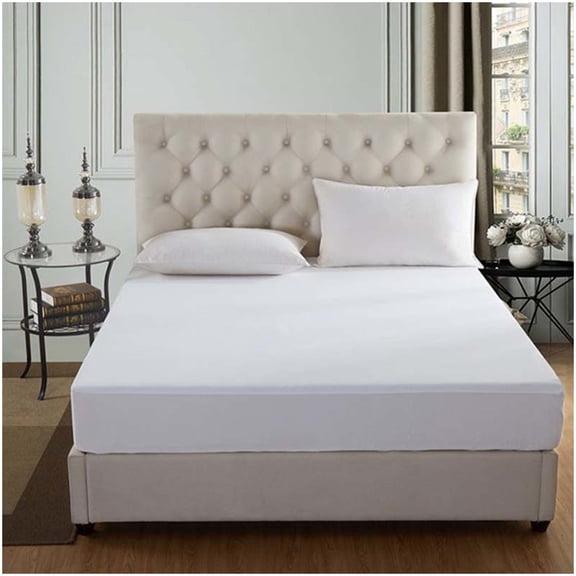 Waterproof Mattress Cover Protector Zippered - Full Encasement Bed Bug Protection for Full Size Beds