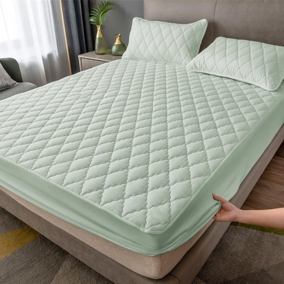 Waterproof Mattress Fitted Bed Sheet | Non-Slip All-Inclusive Cover Stays Secure | Soft Polyester | Twin 90x200cm | Pet Scratch Resistant, Wrinkle Free, Easy Clean, Deep Pocket |