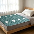 thumbnail image 1 of Waterproof Mattress Pad Queen, Quilted Fitted Queen Mattress Topper, Double Sided Noiseless Mattress Protector Cover, Machine Washable, 35.4x75 inch, 1 of 6