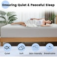 thumbnail image 1 of Waterproof Mattress Pad Queen, Quilted Fitted Queen Mattress Topper, Five-Layers Noiseless Mattress Protector Cover with 8"-21" Deep Pocket, Machine Washable, White, 60x80, 1 of 6