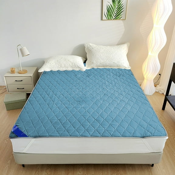 Waterproof Mattress Protector – 150x200cm Quilted Fitted Mattress Cover With Deep Pockets, Soft Cotton Surface, Breathable And Dust-Proof Bed Pad For Sleep Comfort And Spill Protection