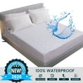 thumbnail image 1 of Waterproof Mattress Protector, Breathable, Noiseless, Hypoallergenic Mattress Cover, 18" Fitted Deep Pocket Bed Cover (White, Queen (60*80in)）, 1 of 8