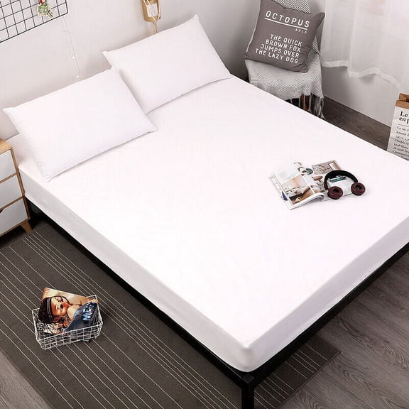 Waterproof Mattress Protector Cover 18" Deep Pocket Fitted Sheet All Size Soft
