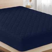 Twin XL Size Waterproof Mattress Pad Protector, Breathable Quilted Mattress Cover Noiseless Waterproof Fitted Sheet Matt