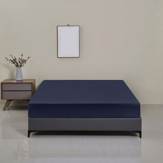 Waterproof Mattress Protector Cover | TPU Polyester Breathable Bed Sheet | Machine Washable Quick Dry | 190x137cm/74.8x53.9inch Blue | 1pc