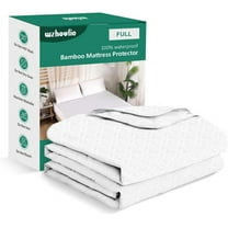  SureGuard Crib Size Mattress Protector - 100% Waterproof,  Hypoallergenic - Premium Fitted Cotton Terry Cover White : Home & Kitchen
