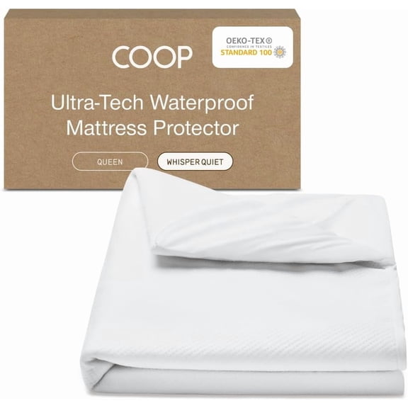 Waterproof Mattress Protector Queen 60x80 Inches 18 Inch Deep Smooth Top Machine Washable