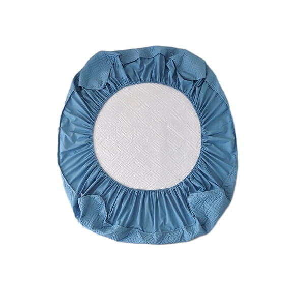 Waterproof Mattress Protector Queen Size 180x200cm, Breathable Cotton Bed Sheet Cover with Deep Pocket, Hypoallergenic Washable Bedding for All Seasons