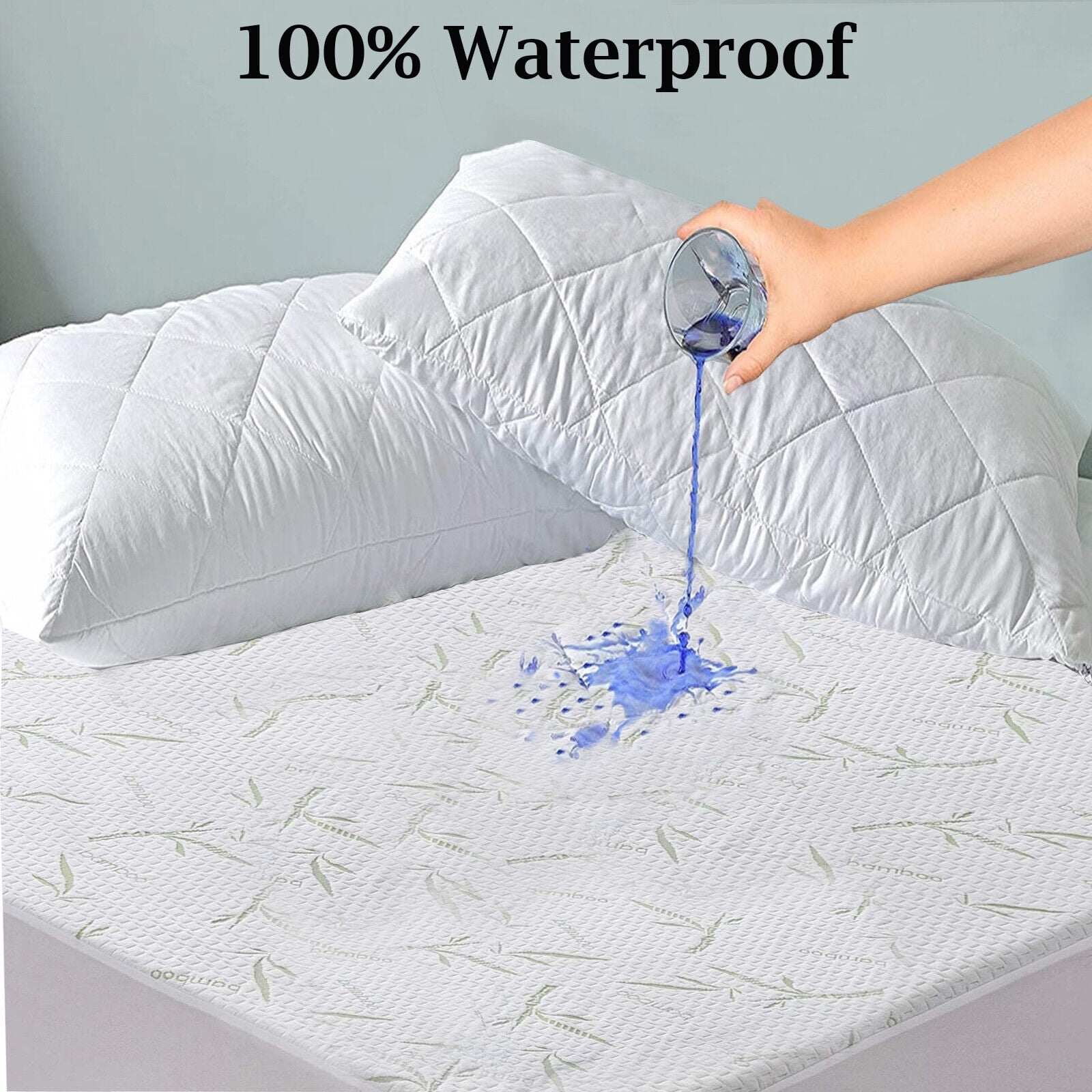 Waterproof Mattress Protector Quilted Breathable Premium Mattress Cover