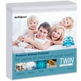 thumbnail image 1 of Waterproof Mattress Protector Twin Size - AirExpect 100% Organic Cotton Hypoallergenic Breathable Mattress Pad Cover, 18" Deep Pocket, Vinyl Free - 39"x75", 1 of 7