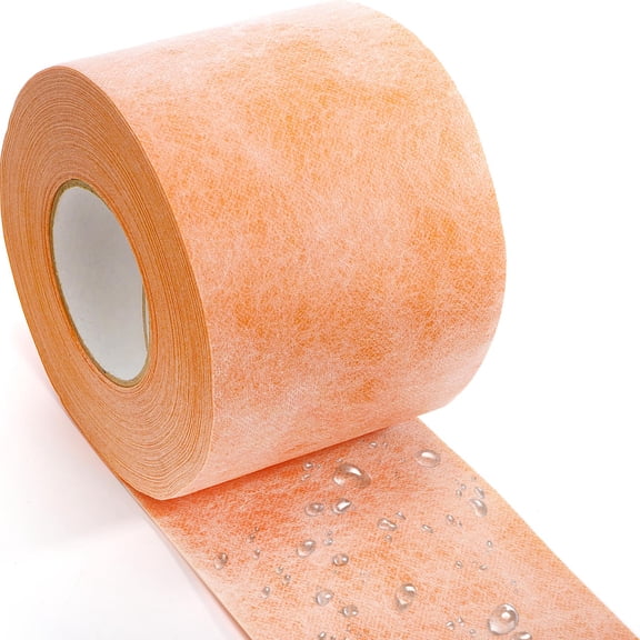 Waterproof Membrane 5Inch X 98.5Ft Polyethylene Tile Underlayment Uncoupling Band 20Mils Thickness