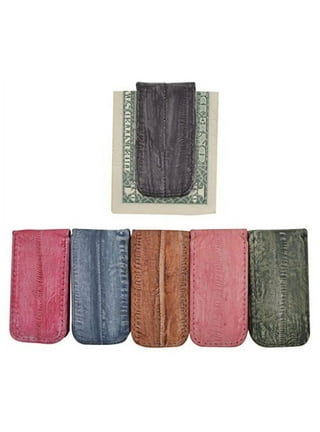 Brown Nut Magnetic Money Clip Wallet