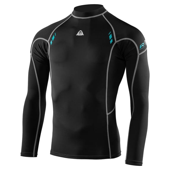 Waterproof Mens R30 Long Sleeve Rash Guard, X-Small-Small (Large-X-Large)