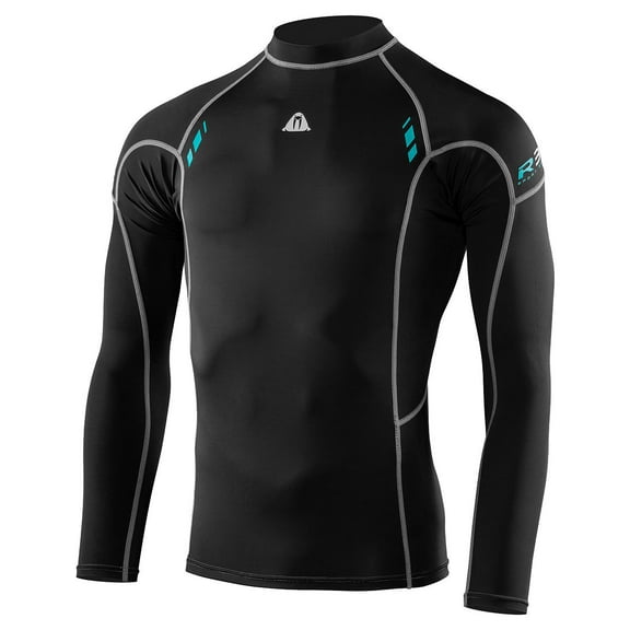 Waterproof Mens R30 Long Sleeve Rash Guard, X-Small-Small (X-Small-Small)