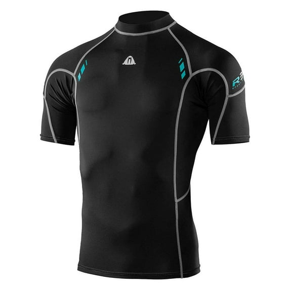 Waterproof Mens R30 Short Sleeve Rash Guard (XSmall-Small)