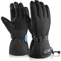 Waterproof Mens Ski Gloves Winter Warm 3M Thinsulate Snowboard Snowmobile Cold Weather Gloves