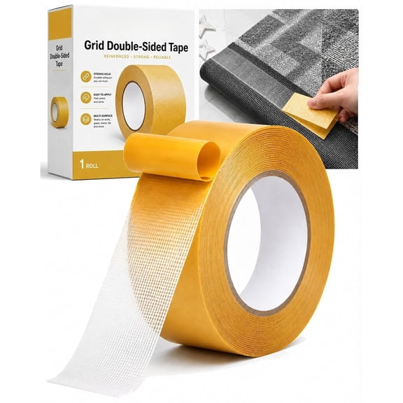 Waterproof Mesh Magic Tape, Mesh Magic Double Sided Tape, Heavy Duty Removable Grid Tape