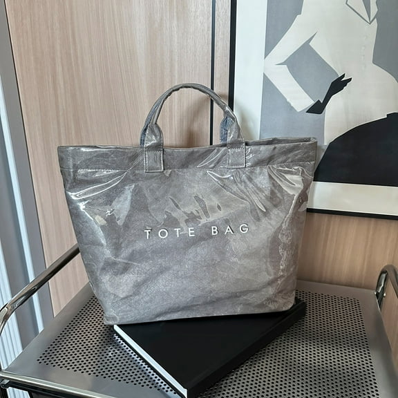 Waterproof Messenger Bag | Tear-Proof Large-Capacity Crossbody Tote for Commute & Travel | Lightweight Tech Fabric | Magnetic Flap Closure | Laptop & Tablet Compatible