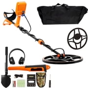 Waterproof Metal Detector, 12" Coil, Professional Rechargeable Gold Detector, 39-50 in Adjustable with LCD 7 Modes Advanced DSP Chip Bluetooth Headset, IP68 for Detecting Gold Treasure Hun