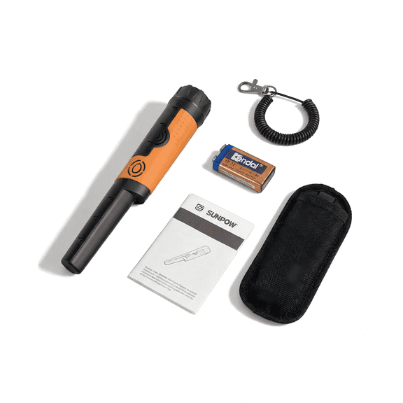 Waterproof Metal Detector Pinpointer for Adults & Kids, 360° High Sensitivity Handheld Metal Detector Wand, Pinpointer Metal Detector