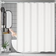 thumbnail image 1 of Waterproof & Mildew-Proof Polyester Shower Curtain, Punch-Free, Light Transmitting, Privacy Partition for Bathroom, 180x180cm, Multiple Colors, 1 of 8