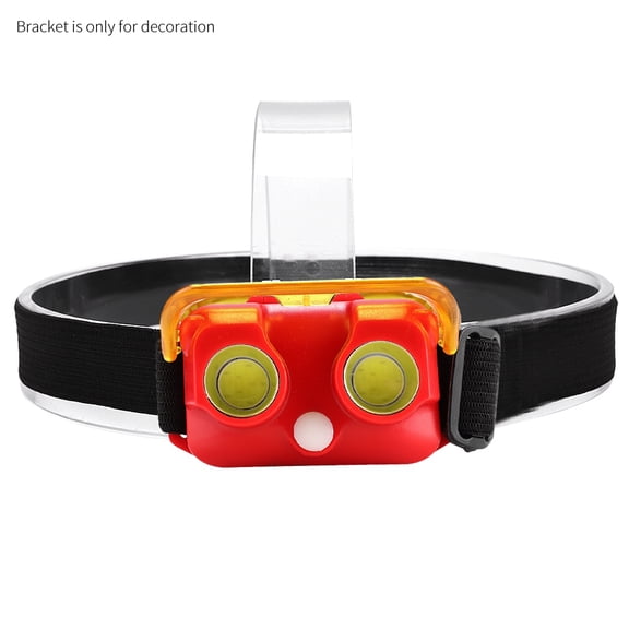 Waterproof Mini 2COB LED Headlamp for Hiking & Night Riding - Red Head Light