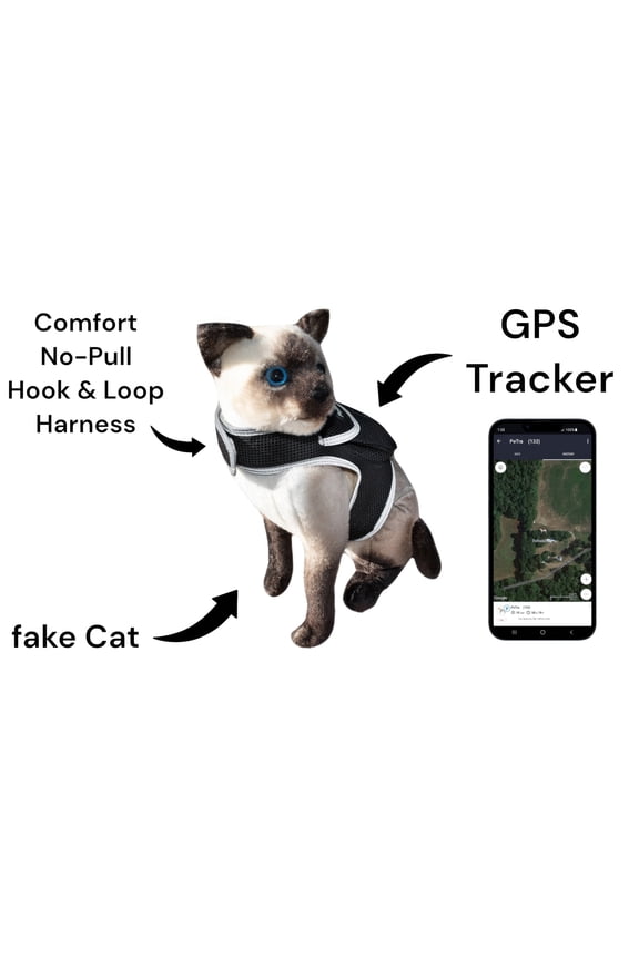 Waterproof Mini GSM GPRS Pet Tracker - Realtime SMS Tracking Reports Size:L