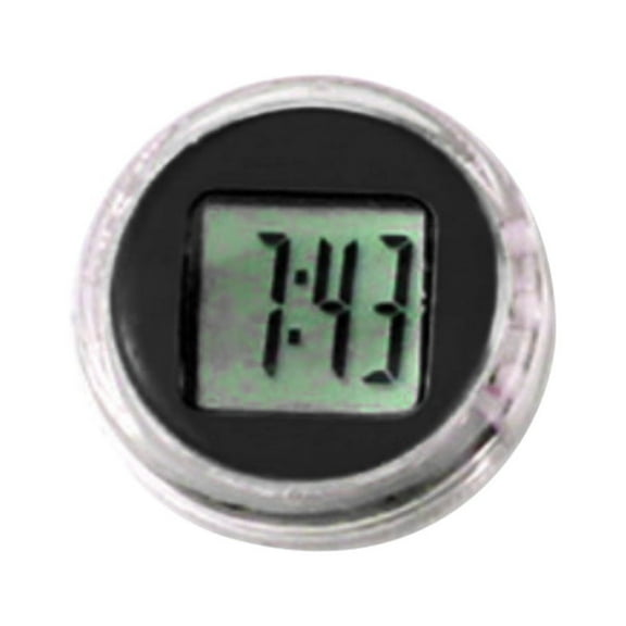 Waterproof Mini Motorcycle Bike Sticky Digital Display Clock Watch Office Decor